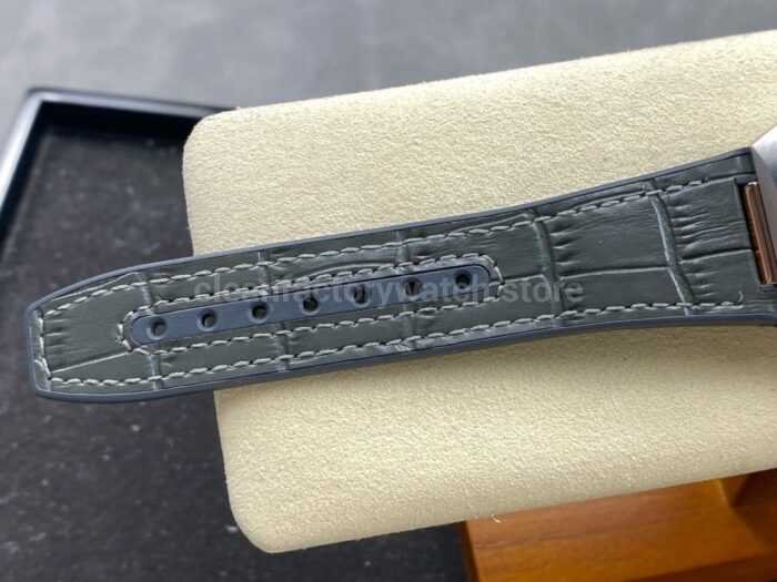 N1 Factory Omega Constellation 131.23.41.21.06.001 41mm Half Yellow Glod Black Leather Strap Grey Dial - Image 9