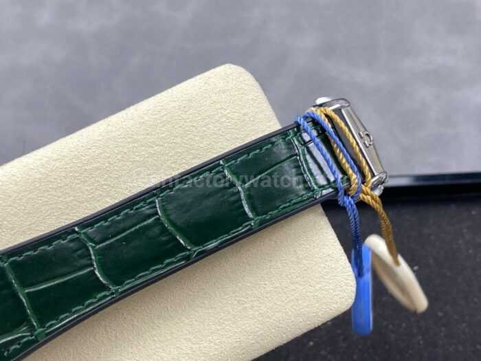 N1 Factory Omega Constellation 131.23.41.21.10.001 41mm Half Yellow Glod Black Leather Strap Green Dial - Image 8