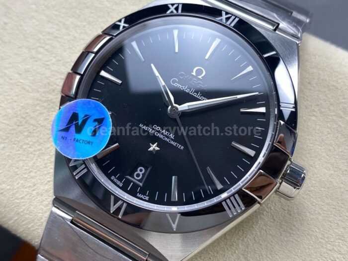 N1 Factory Omega Constellation 131.30.41.21.01.001 41mm Full Steel Black Dial - Image 3