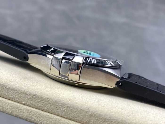 N1 Factory Omega Constellation 131.30.41.21.99.001 41mm Steel Black Leather Strap Grey Dial - Image 5