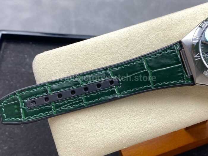 N1 Factory Omega Constellation 131.30.41.21.99.002 41mm Steel Black Leather Strap Meteorite Dial - Image 9