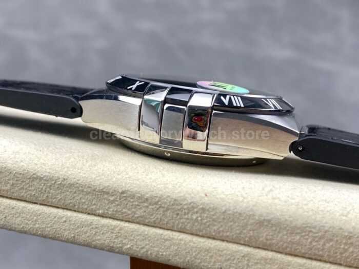 N1 Factory Omega Constellation 131.33.41.21.01.001 41mm Steel Black Leather Strap Black Dial - Image 5