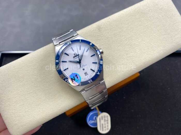 N1 Factory Omega Constellation 131.33.41.21.04.001 41mm Full Steel White Dial - Image 4