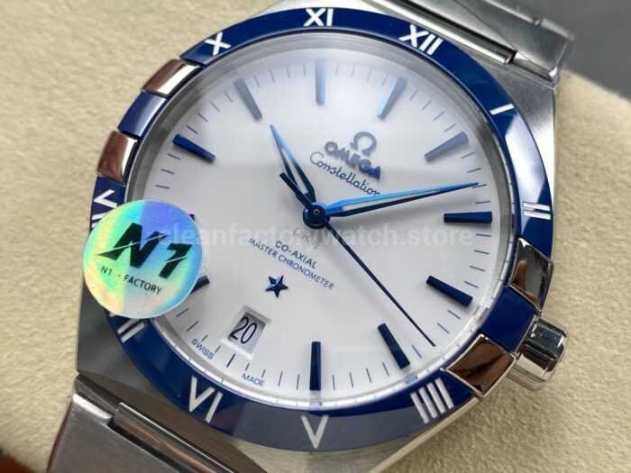 N1 Factory Omega Constellation 131.33.41.21.04.001 41mm Full Steel White Dial - Image 3