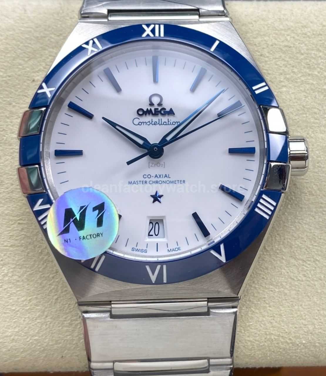 N1 Factory Omega Constellation 131.33.41.21.04.001 41mm Full Steel White Dial