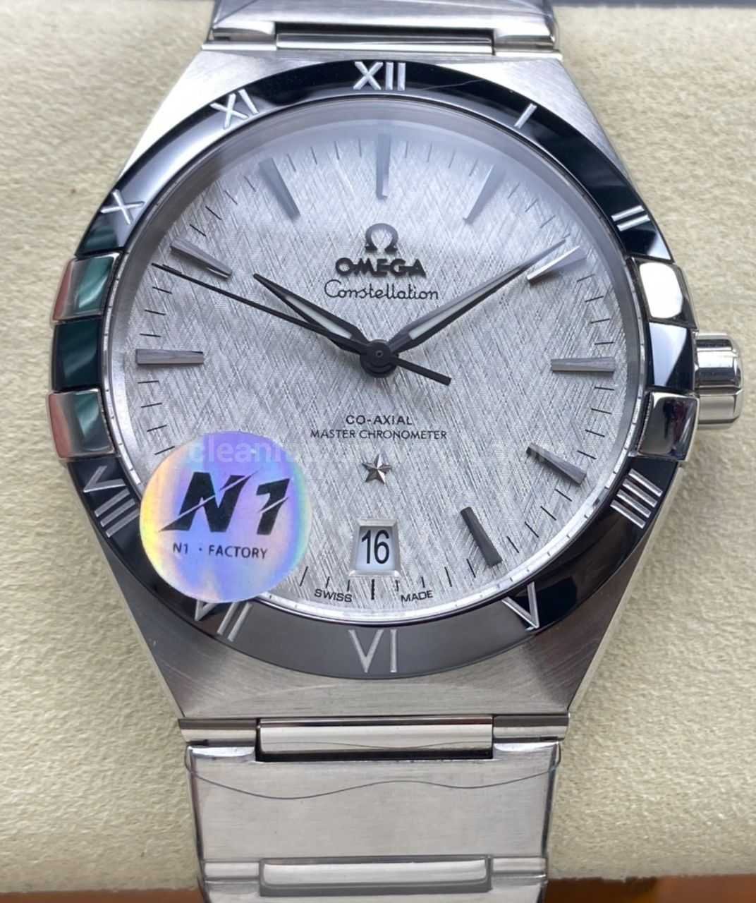 N1 Factory Omega Constellation 131.33.41.21.06.001 41mm Full Steel Grey Dial