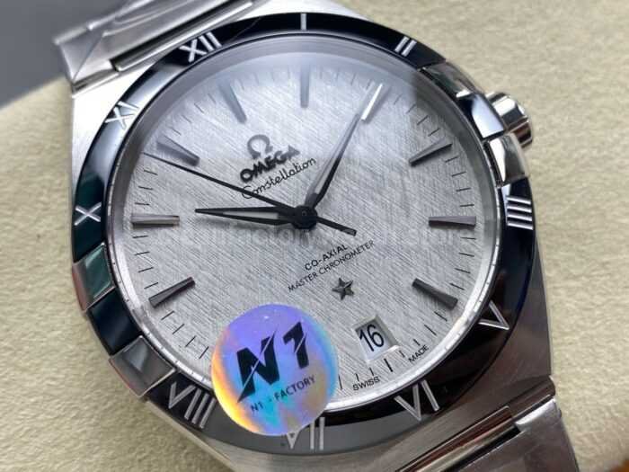 N1 Factory Omega Constellation 131.33.41.21.06.001 41mm Full Steel Grey Dial - Image 2