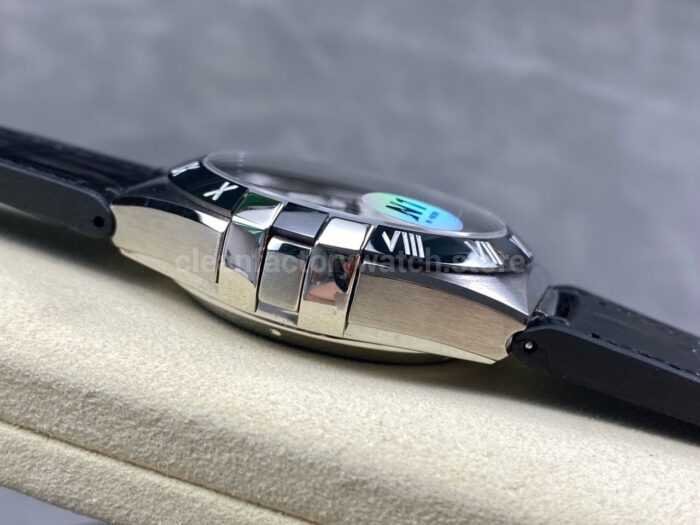 N1 Factory Omega Constellation 131.33.41.21.06.001 41mm Steel Black Leather Strap Grey Dial - Image 5