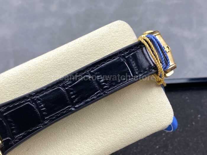 N1 Factory Omega Constellation 131.63.41.21.01.001 41mm Yellow Glod Black Leather Strap Black Dial - Image 8