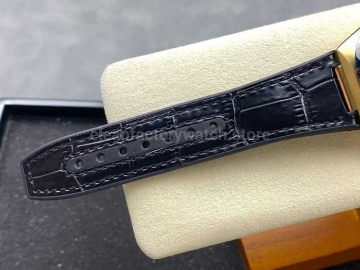 N1 Factory Omega Constellation 131.63.41.21.01.001 41mm Yellow Glod Black Leather Strap Black Dial - Image 9