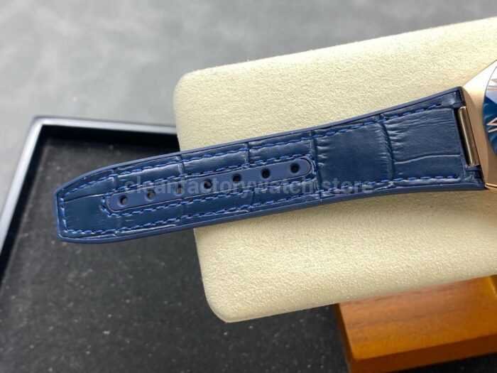 N1 Factory Omega Constellation 131.63.41.21.03.001 41mm Rose Gold Blue Leather Strap Blue Dial - Image 9