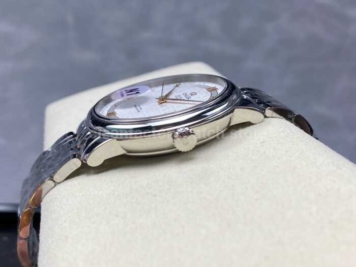 N1 Factory Omega De Ville Co-Axial 424.10.40.20.02.004 39.5mm Full Steel Roman Number Silver Dial - Image 6