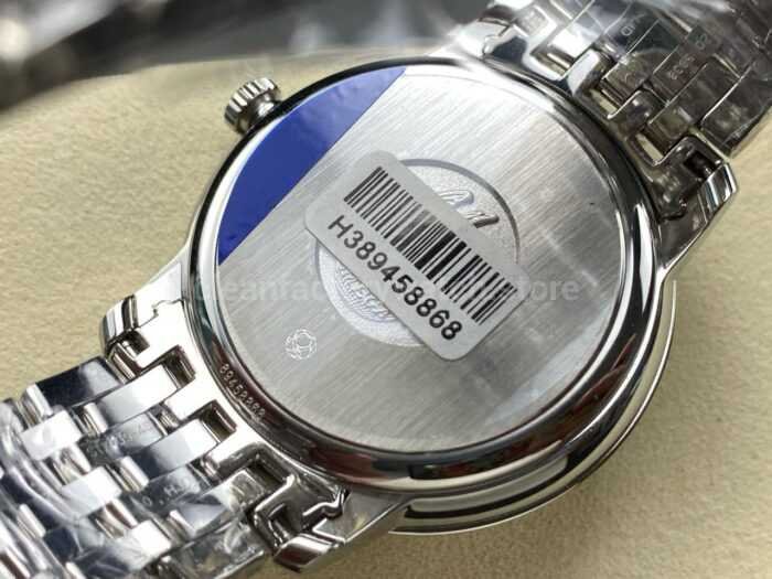 N1 Factory Omega De Ville Co-Axial 424.10.40.20.02.005 39.5mm Full Steel Roman Number Silver Dial - Image 8