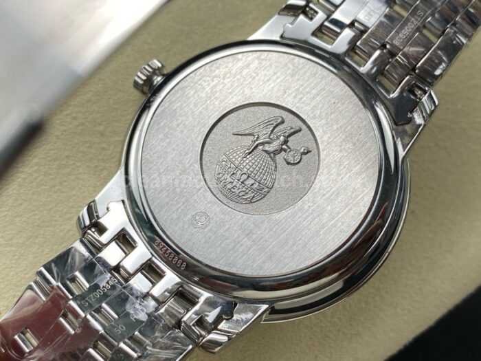 N1 Factory Omega De Ville Co-Axial 424.10.40.20.06.002 39.5mm Full Steel Roman Number Grey Dial - Image 8