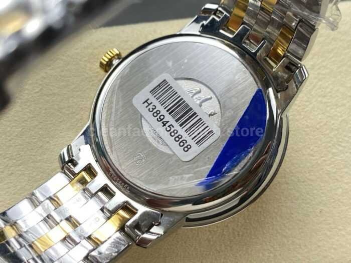 N1 Factory Omega De Ville Co-Axial 424.20.40.20.58.001 39.5mm Half Yellow Gold Roman Number Champagne Dial - Image 7