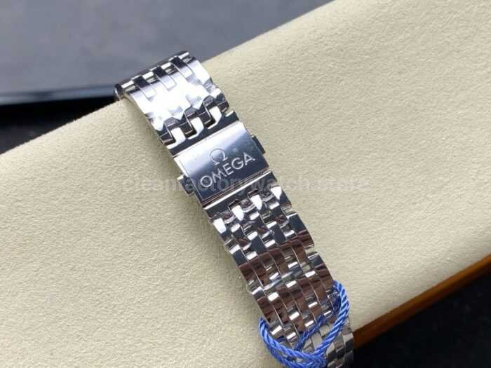 N1 Factory Omega De Ville Prestige 434.10.41.20.02.001 41mm Full Steel Roman Numerals Silver Dial - Image 9