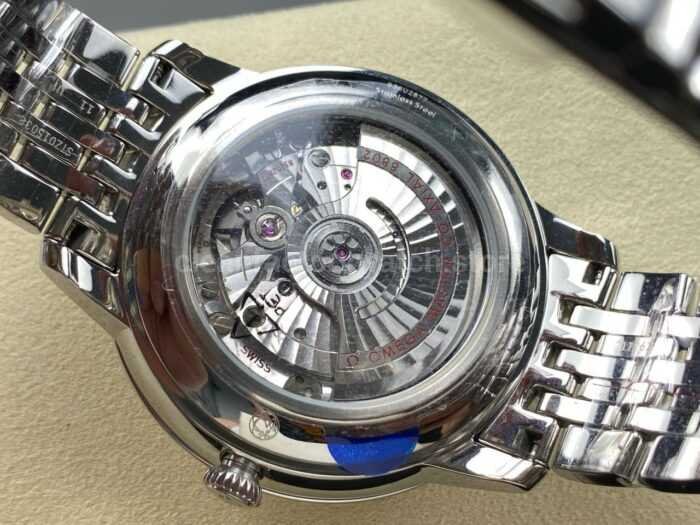N1 Factory Omega De Ville Prestige 434.10.41.20.02.001 41mm Full Steel Roman Numerals Silver Dial - Image 8