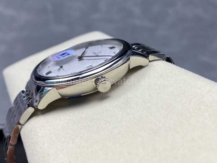 N1 Factory Omega De Ville Prestige 434.10.41.20.02.001 41mm Full Steel Roman Numerals Silver Dial - Image 7