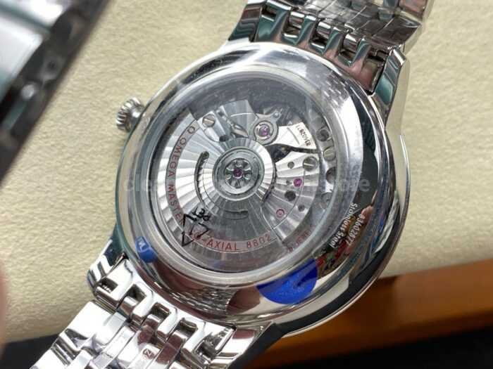 N1 Factory Omega De Ville Prestige 434.10.41.20.03.001 41mm Full Steel Roman Numerals Blue Dial - Image 8