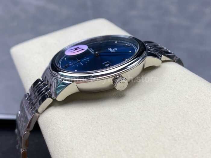 N1 Factory Omega De Ville Prestige 434.10.41.20.03.001 41mm Full Steel Roman Numerals Blue Dial - Image 7