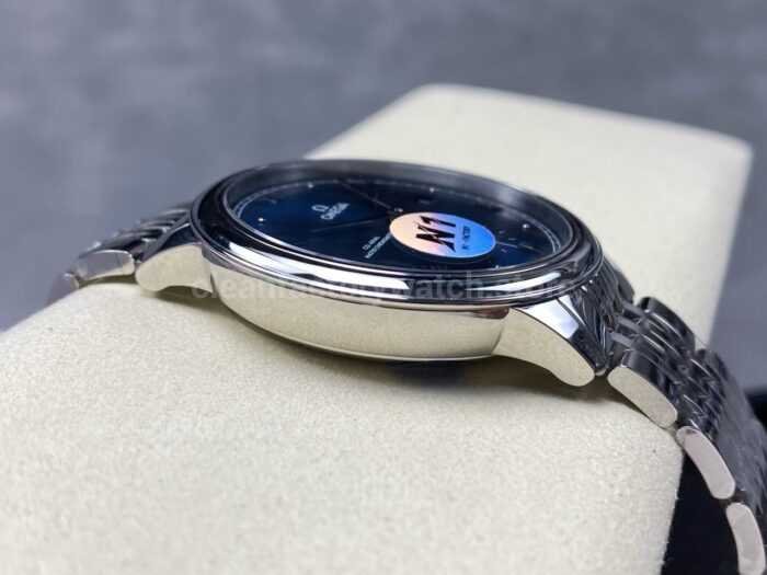 N1 Factory Omega De Ville Prestige 434.10.41.20.03.001 41mm Full Steel Roman Numerals Blue Dial - Image 6