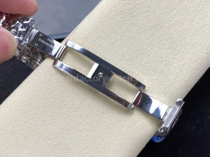 N1 Factory Omega De Ville Prestige 434.10.41.20.11.001 41mm Full Steel Roman Numerals Red Dial - Image 10