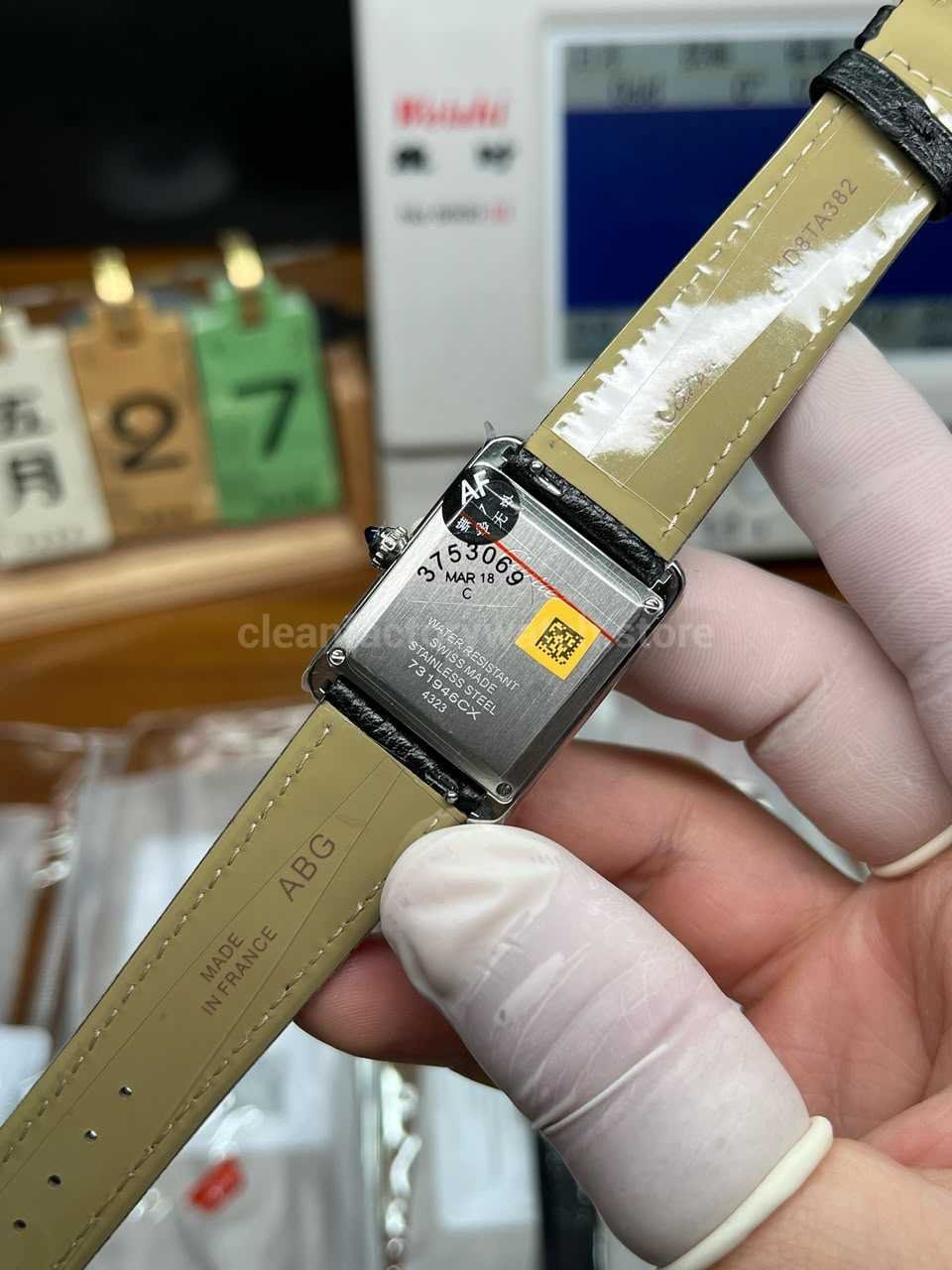 Cartier Tank replica Roman numerals blue hands review