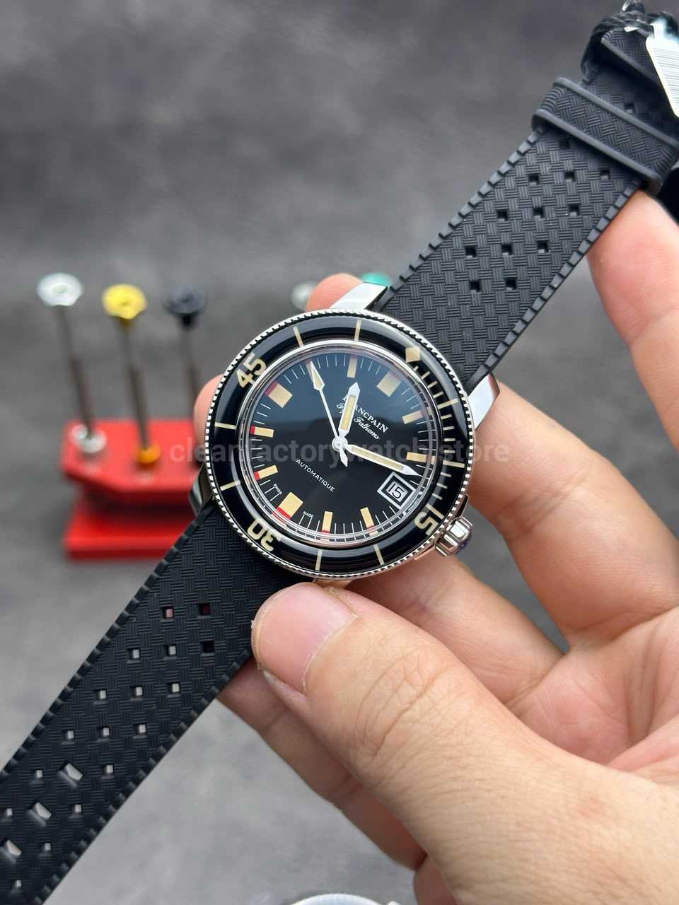 Blancpain Fifty Fathoms Bathyscaphe replica diving watch review