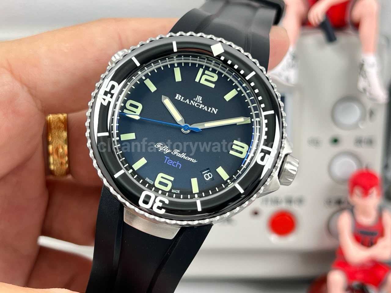 Blancpain Fifty Fathoms Bathyscaphe replica 40.3mm 43mm 45mm comparison