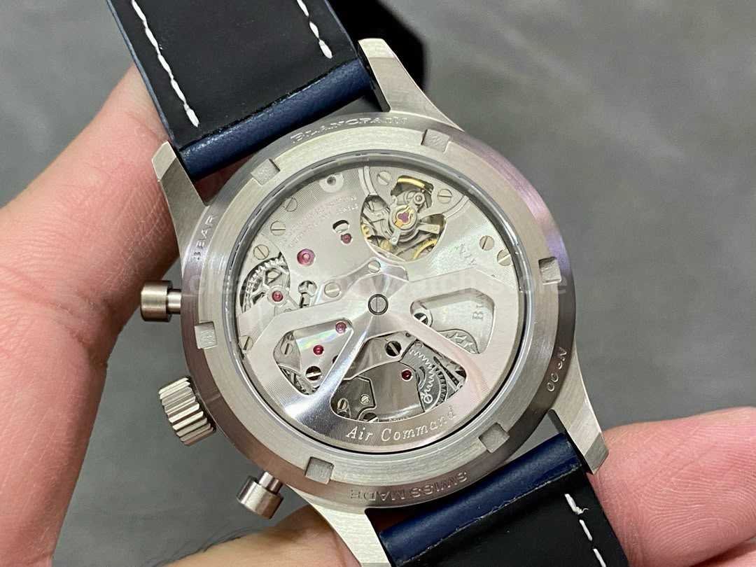 Blancpain Air Command replica flyback chronograph leather strap review