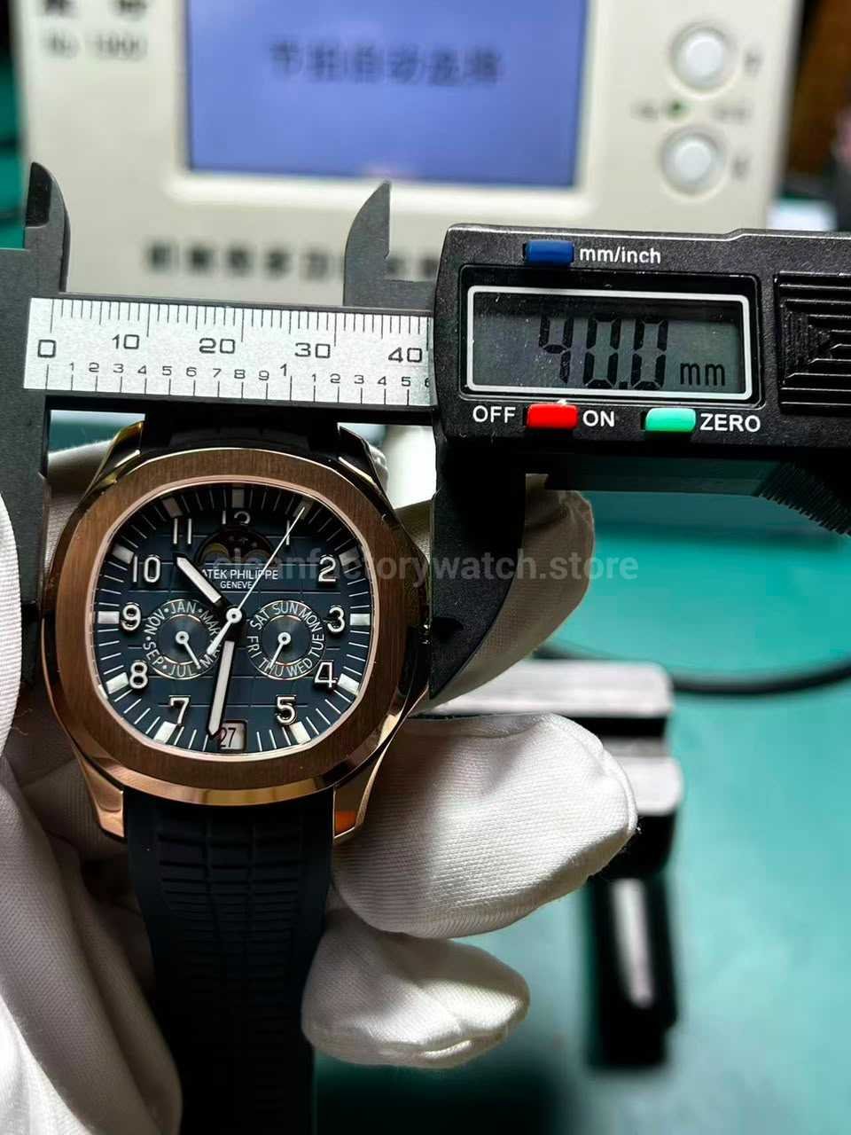 PPM Factory Aquanaut 5261R 40mm case width measurement