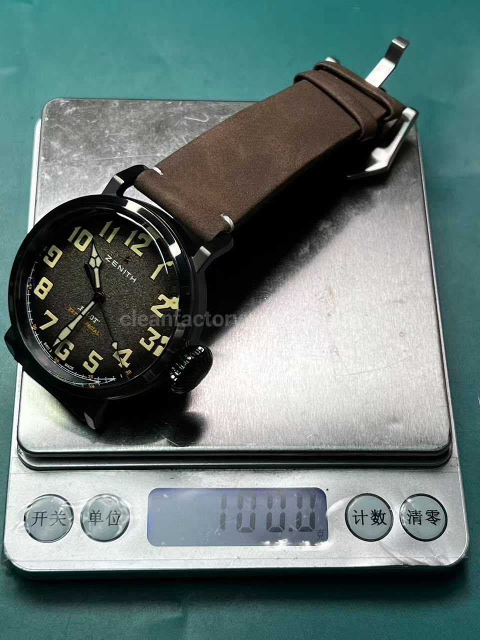 BR Factory Zenith Pilot Type 20 Extra Special 100g Weight Measurement