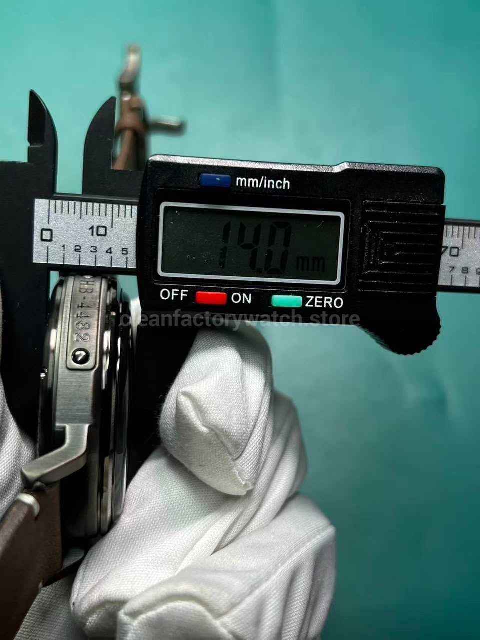 BR Factory Zenith Pilot Type 20 Extra Special 14mm Case Thickness Measurement