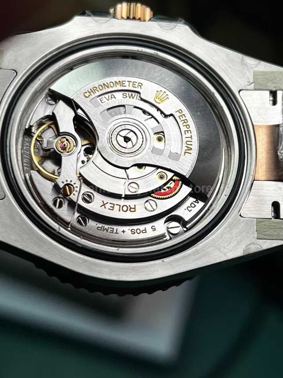 GOLD Factory GMT Master 126711CHN Free Sprung 3285 Movement Display