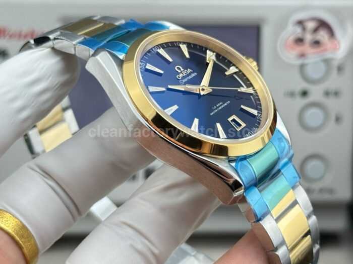 OVS Factory Omega Seamaster Aqua Terra 220.20.41.21.01.001 41mm Half Yellow Gold Black Dial - Image 6