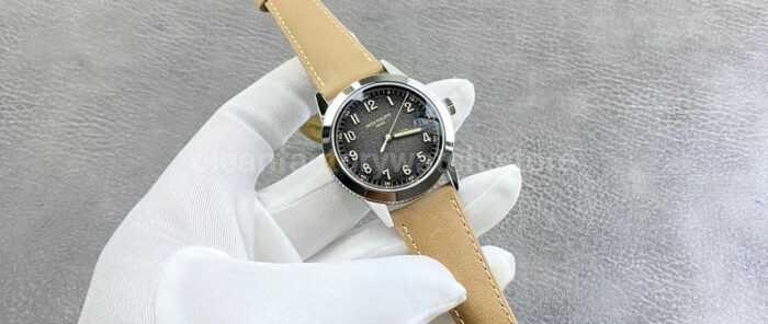 PPF Factory Patek Philippe Calatrava 5226G-001 40mm White Gold Brown Leather Strap Arabic Numerals Black Dial - Image 4