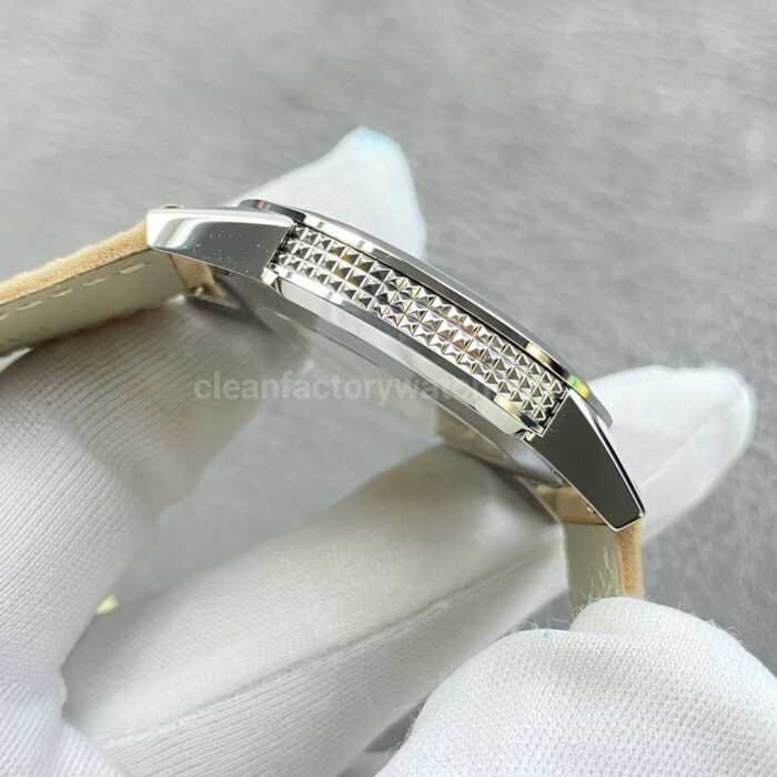 PPF Factory Patek Philippe Calatrava 5226G-001 40mm White Gold Brown Leather Strap Arabic Numerals Black Dial - Image 5