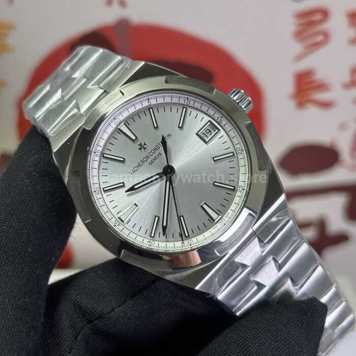 PPF Factory Vacheron Constantin Overseas 4500V/110A-B1412 41mm Full Steel Silver Dial - Image 2