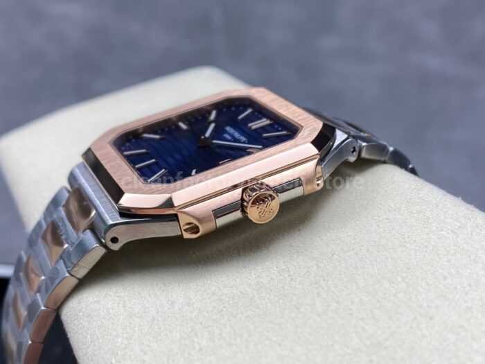 TW Factory Patek Philippe Cubitus 5821/1AR-001 45mm Half Rose Gold Blue Dial - Image 6
