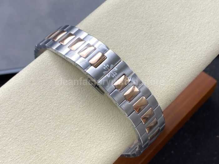 TW Factory Patek Philippe Cubitus 5821/1AR-001 45mm Half Rose Gold Blue Dial - Image 8