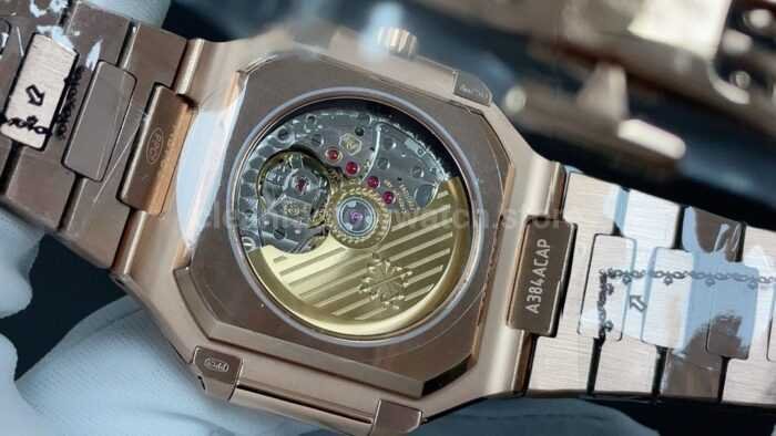 TW Factory Patek Philippe Cubitus 7128/1R-001 45mm Full Rose Gold Brown Dial - Image 6