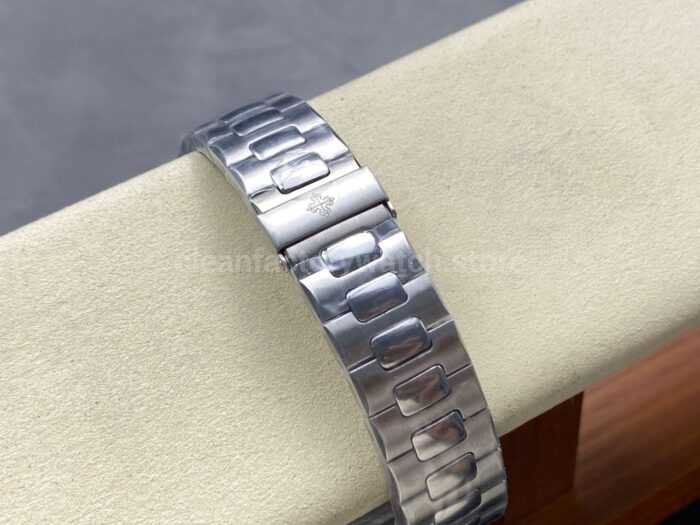 TW Factory Patek Philippe Nautilus 5726/1A-001 40mm Full Steel Diamond Bezel Grey Dial - Image 9