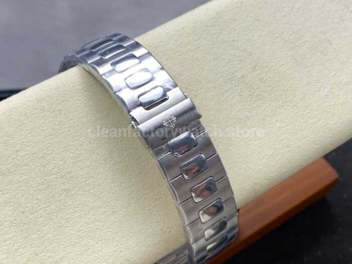 TW Factory Patek Philippe Nautilus 5726/1A-010 40mm Full Steel Diamond Bezel White Dial - Image 9