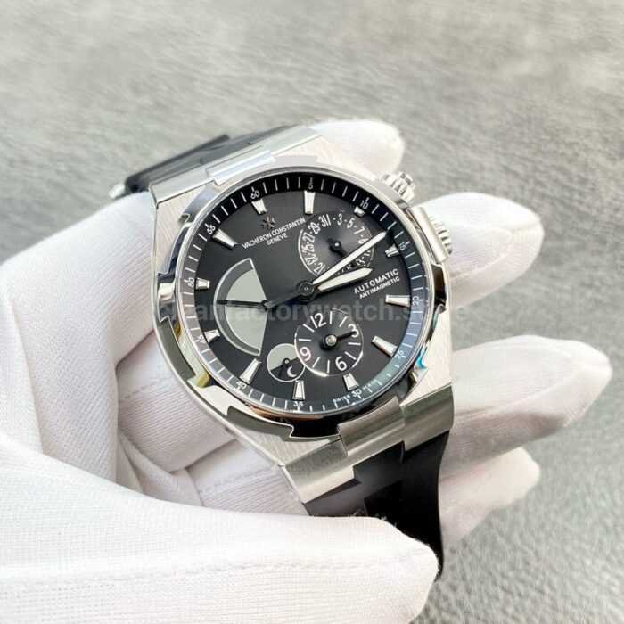 TWA Factory Vacheron Constantin Overseas Dual Time 47450/B01A-9227 42mm Black Rubber Strap Black Dial - Image 2