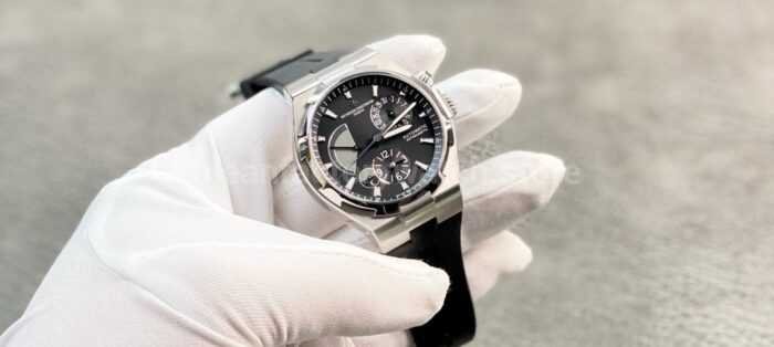 TWA Factory Vacheron Constantin Overseas Dual Time 47450/B01A-9227 42mm Black Rubber Strap Black Dial - Image 4