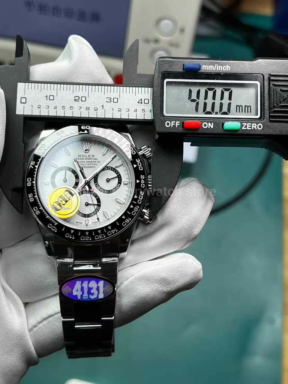 UFO Factory Rolex Daytona 126500 40mm Case Width Measuremen