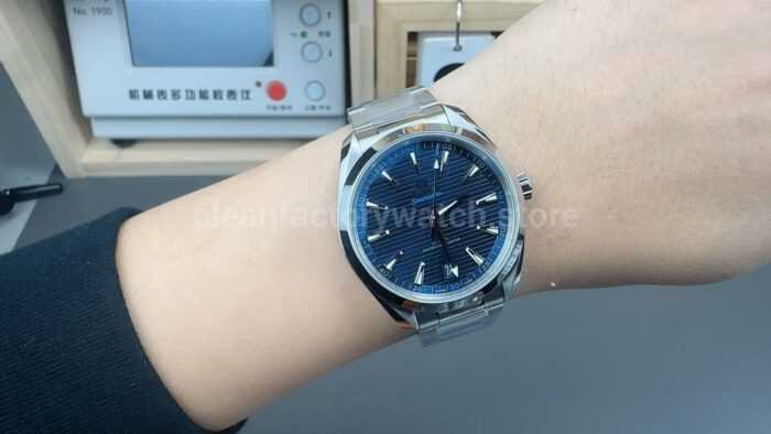 VS Factory Omega Seamaster Aqua Terra 150M 220.10.41.21.03.001 41mm Full Steel Blue Dial - Image 3