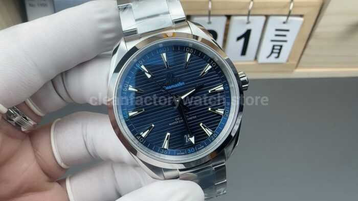VS Factory Omega Seamaster Aqua Terra 150M 220.10.41.21.03.001 41mm Full Steel Blue Dial - Image 2