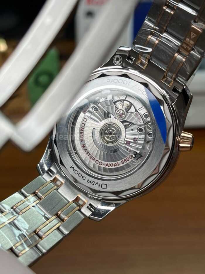 VS Factory Omega Seamaster Diver 300M 210.22.42.20.01.001 42mm Half Yellow Gold Black Dial - Image 4