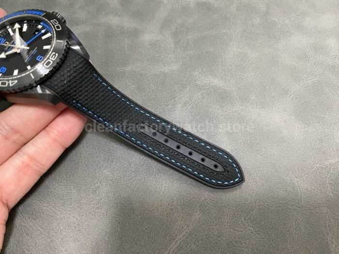 VS Factory Omega Seamaster Planet Ocean 600M 215.92.46.22.01.002 45.5mm Blue Black Ceramic Arabic Numerals Black Dial - Image 9
